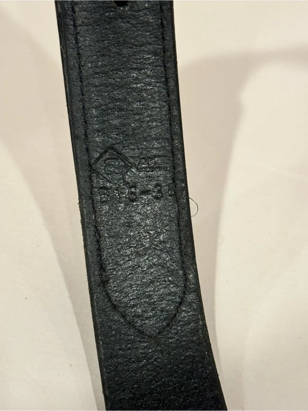 Aker Leather & Velcro Pant Duty Belt 1.5 x 36‎ Model B16-36 Black Made In USA